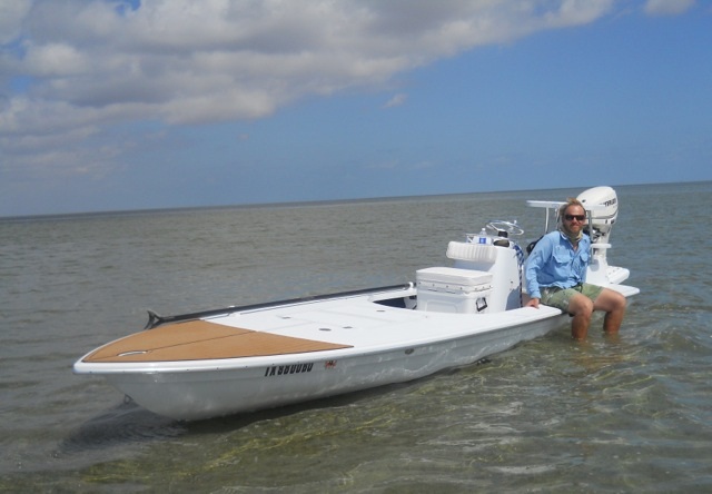 fly fishing boat